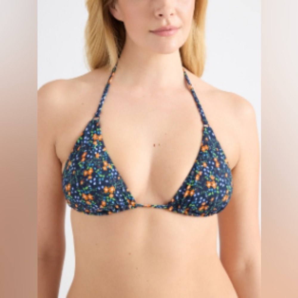 Knix Sea Lilly Triangle Bikini Top